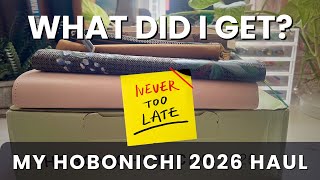 📕✨ MY 2026 HOBONICHI HAUL 📖 Planner & Journal Unboxing | What I Got & How I’ll Use Them
