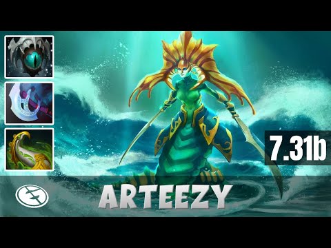 [DOTA] EG.Arteezy play [Naga Siren] PRO Safelane vs WC | 7.31b | Dota 2 Pro Gameplay