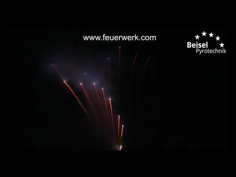 APF4014 Big Golden Coco to Blue Tips - Pyrocentury AP Feuerwerk