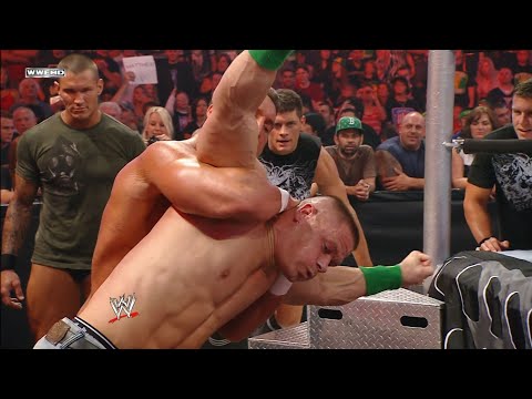 John Cena vs The Miz — Lumberjack Match: WWE Raw August 3, 2009 HD