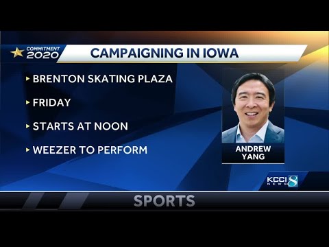 Weezer、デモインのアンドリュー・ヤン・ラリーに出演 (Weezer to perform at Andrew Yang rally in Des Moines)