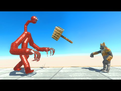 Powerful Ghor Hammer vs Workshop Units on Storm Island - Animal Revolt Battle Simulator