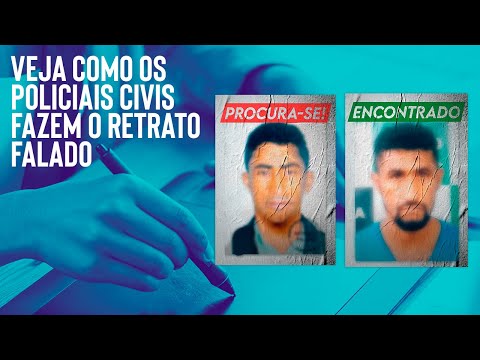 Como os policiais civis do DF produzem os retratos falados