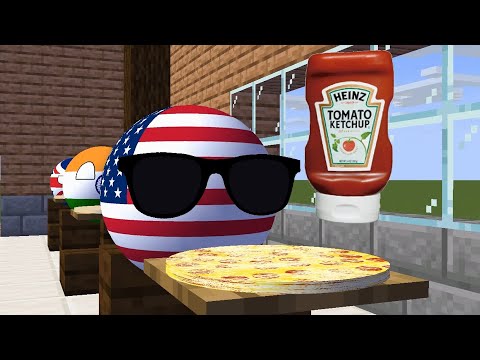 Countryballs School - Making Pizza (Minecraft Animation)
