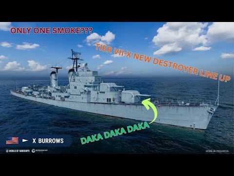 Honest Review, Tier X Burrows Tech Tree Gun Boat Destroyer