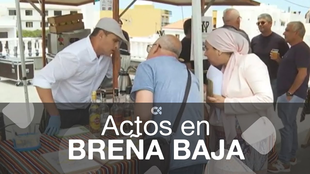 Gallofa para los vecinos en Breña Baja en La Palma por el Día de Canarias