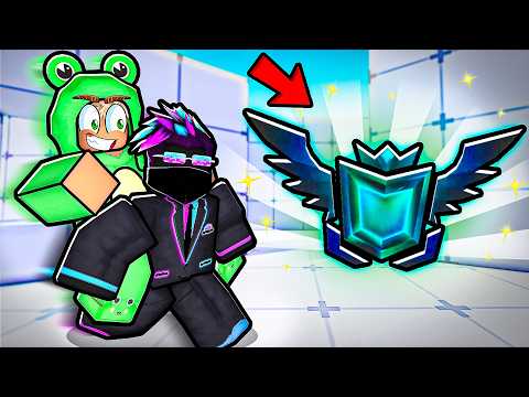 I carried MY BROTHER to MAX RANK in Roblox Rivals!