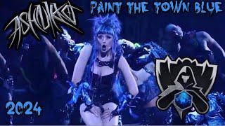 Paint The Town Blue-Ashnikko at Worlds 2024 Opening Ceremony