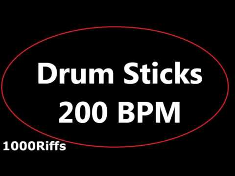 Drum Stick Metronome : 200 BPM - Beats Per Minute