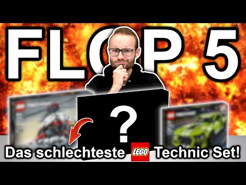 FLOP 5:  Die SCHLECHTESTEN LEGO® Technic Sets von 2022! [RANKING]