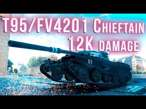 World of Tanks T95/FV4201 Chieftain - 12K Damage