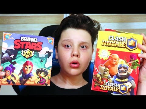 UNBOXING CARTONASE DE BRAWL STARS IN VIATA REALA VS CARTONASE DE CLASH ROYALE !!