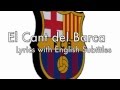 FC Barcelona Song - English Subtitles