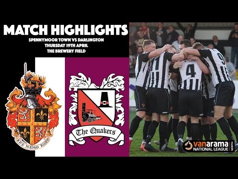 HIGHLIGHTS | Spennymoor Town 1-2 Darlington | 2017/18