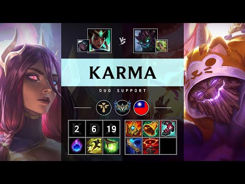 Karma Support vs Maokai - TW Challenger Patch 25.13
