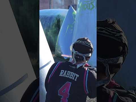 Slow Motion Smoke Coming Out Of A Paintball Barrel