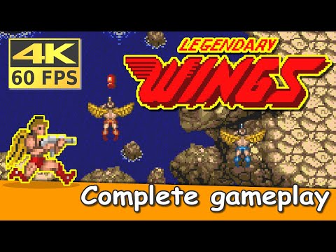 Legendary Wings (Arcade) Full game complete 🕹️ No deaths - All secrets - 4K 60fps