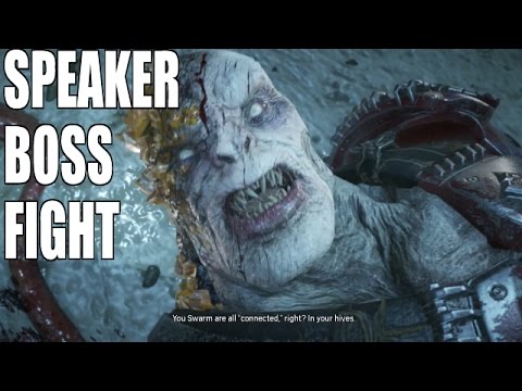Gears of War 4 - Act 4 - Speaker & Swarmak Boss Fight