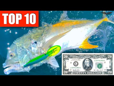 TOP 10 Saltwater TROLLING lures {MONEY}