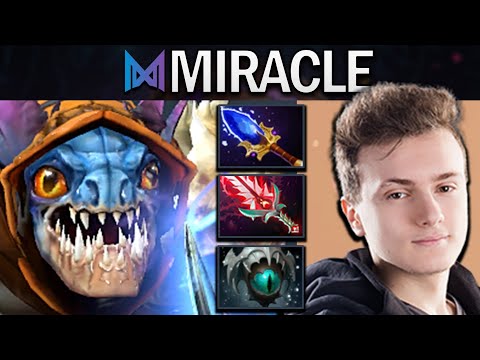 Slark Dota 2 Gameplay Nigma.Miracle with 25 Kills and Bloodthorn