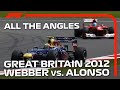 Webber And Alonso Duel At Silverstone | All The Angles | 2012 British Grand Prix