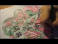 Как я рисую Monster High \ Венера Макфлайтрап #9 