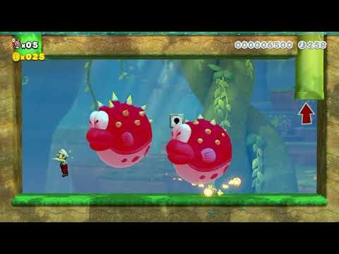 Super Mario Maker 2 - Story Mode Part 62: Threat Level: Porcupuffer