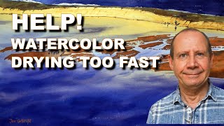 If your watercolor painting is drying too fast.The correct use of a spray bottle will be a big help.