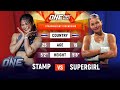 Women S Kickboxing Banger Stamp Supergirl S Split Decision Battle