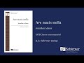 Ave maris stella by Jonathan Adams - Scrolling Score