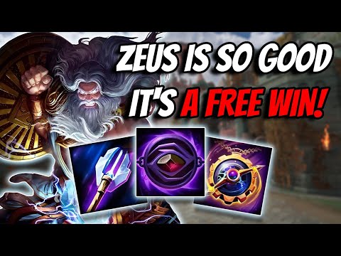 I PICKED ZEUS for a FREE WIN in SMITE 2 Joust