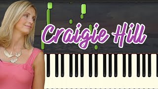 Craigie Hill - Cara Dillon (Piano Tutorial Synthesia)