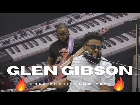 GLEN GIBSON AT NORD BOOTH NAMM 2025