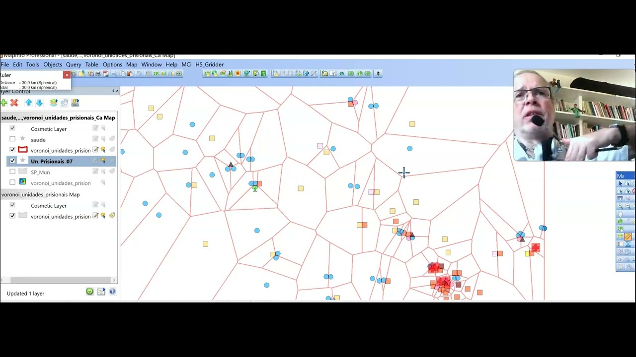 Construindo Polígonos de Voronoi no MapInfo