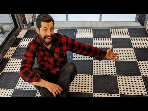 WeatherTech Tile Floor Install in the Pizza Truck