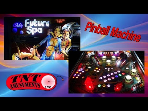 #1069 Bally FUTURE SPA Pinball Machine & PLAY Features! - TNT Amusements