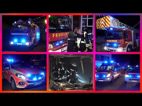 [WOHNUNGSBRAND mit 6 VERLETZTEN] - Dormagen (Zons)- BRANDBEKÄMPFUNG in der ALTSTADT - [E]