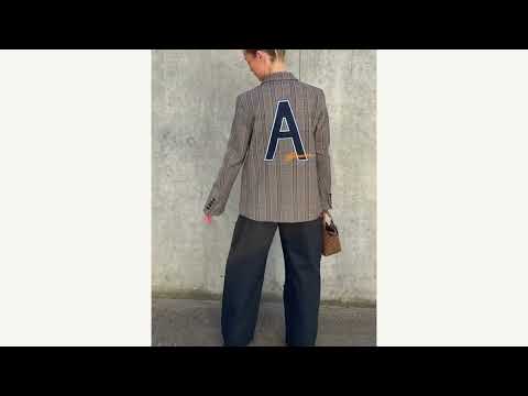 Gossia - BeatriceGO Blazer - Brown Blue Checks