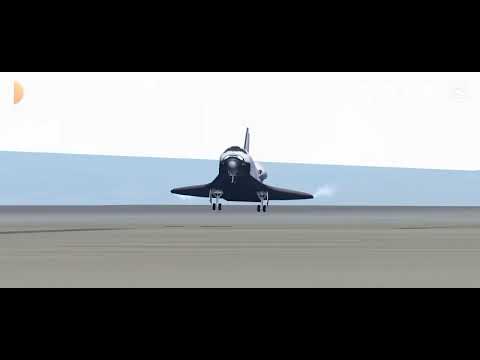 STS-3 landing at white sand.