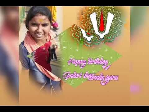 sharada birthday song