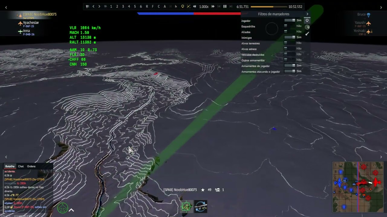 R-77 sensor replay