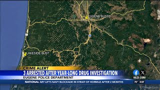 Three Arrested After Year-Long Drug Investigation