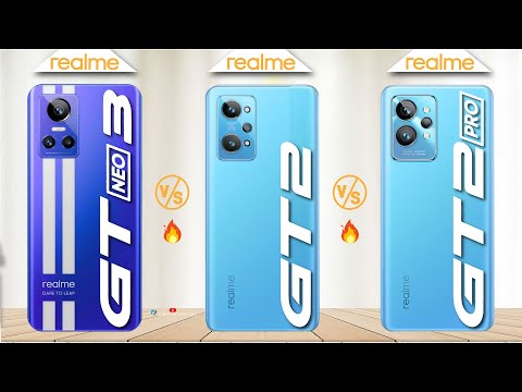 Realme GT NEO 3 vs Realme GT2 vs Realme GT2 Pro | Camera | Body |AnTuTu | Benchmark Comparison