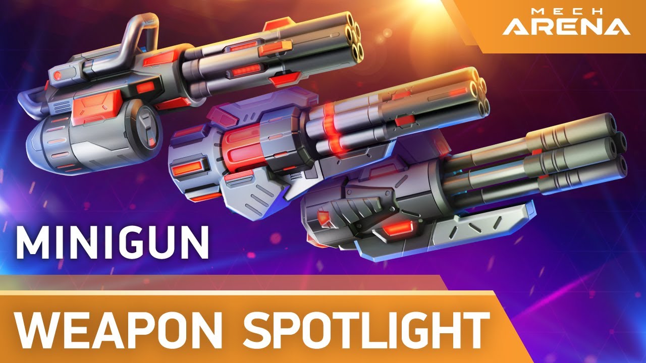 Mech Arena | Weapon Spotlight | Heavy Duty: Minigun