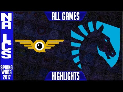 Team Liquid vs FlyQuest Highlights All Games - NA LCS W9D3 Spring 2017 - TL vs FLY All Games