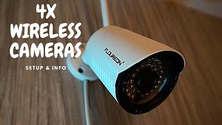 4x CAMERA & NVR BOX (Quick Home Setup) Just as Easy to have 4 Cameras
