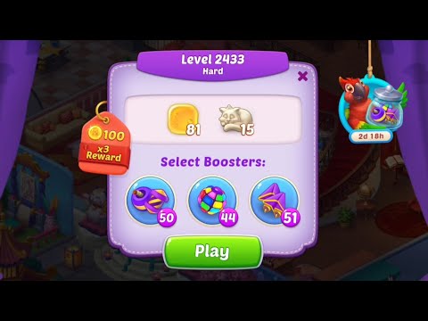 Homescapes Gameplay - Level 2431 2432 2433 2434 2435