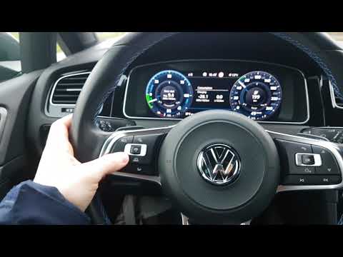 Vw Golf 7 GTE Explain and Test Drive One Pedal Brake in Real World Review✅⭐