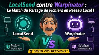 LocalSend vs Warpinator : Duel du Partage en Réseau Local  !