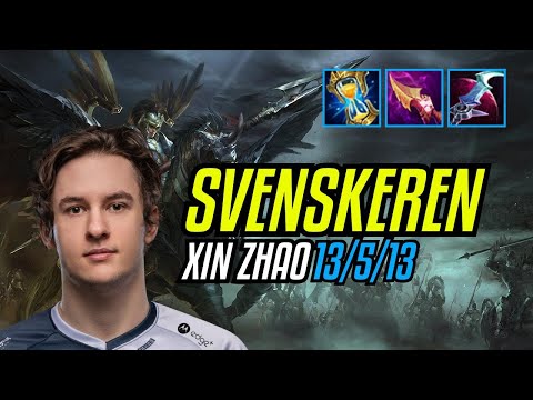 SVENSKEREN - XIN ZHAO vs ELISE Jungle - NA Challenger - Patch 11.7